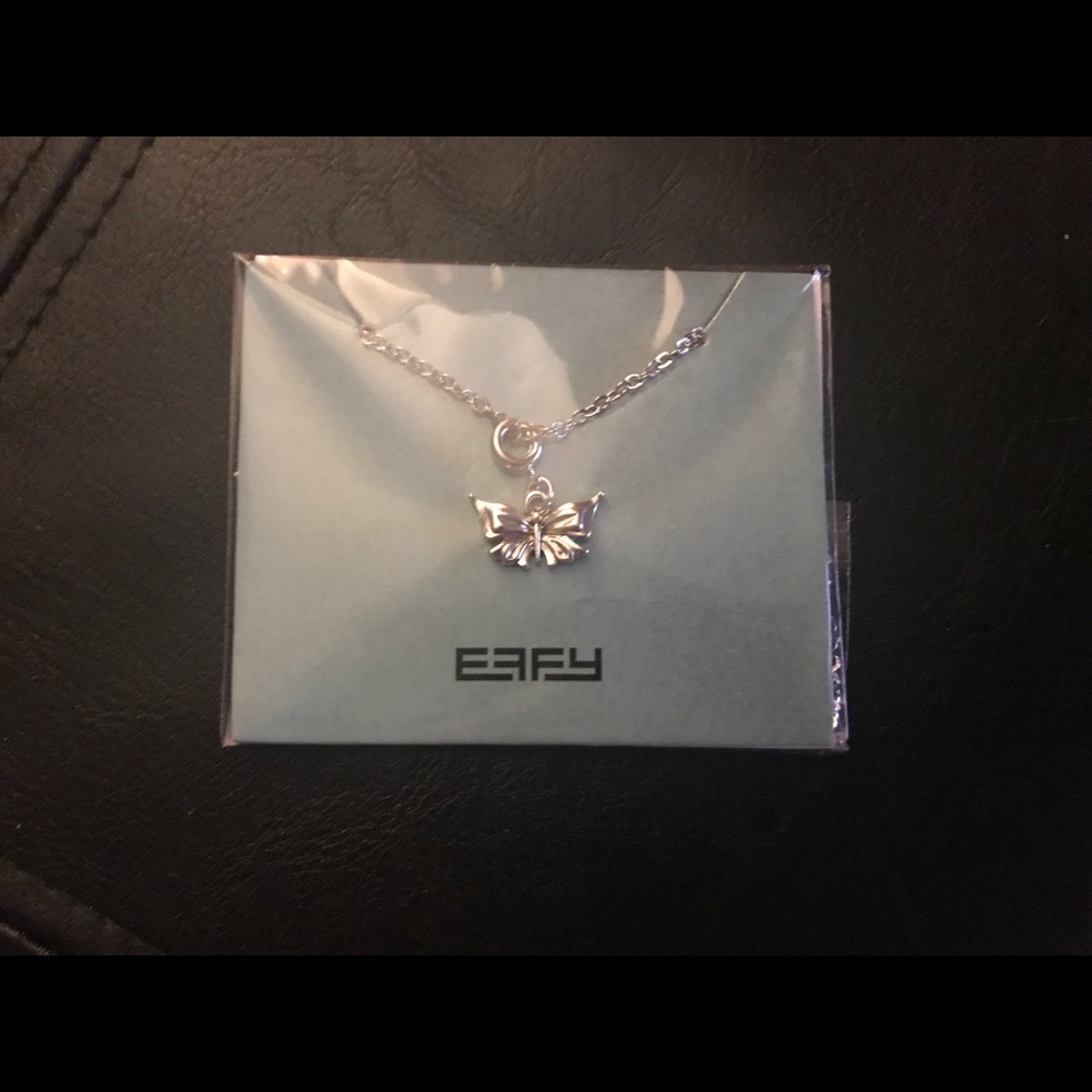 Butterfly pendant necklace